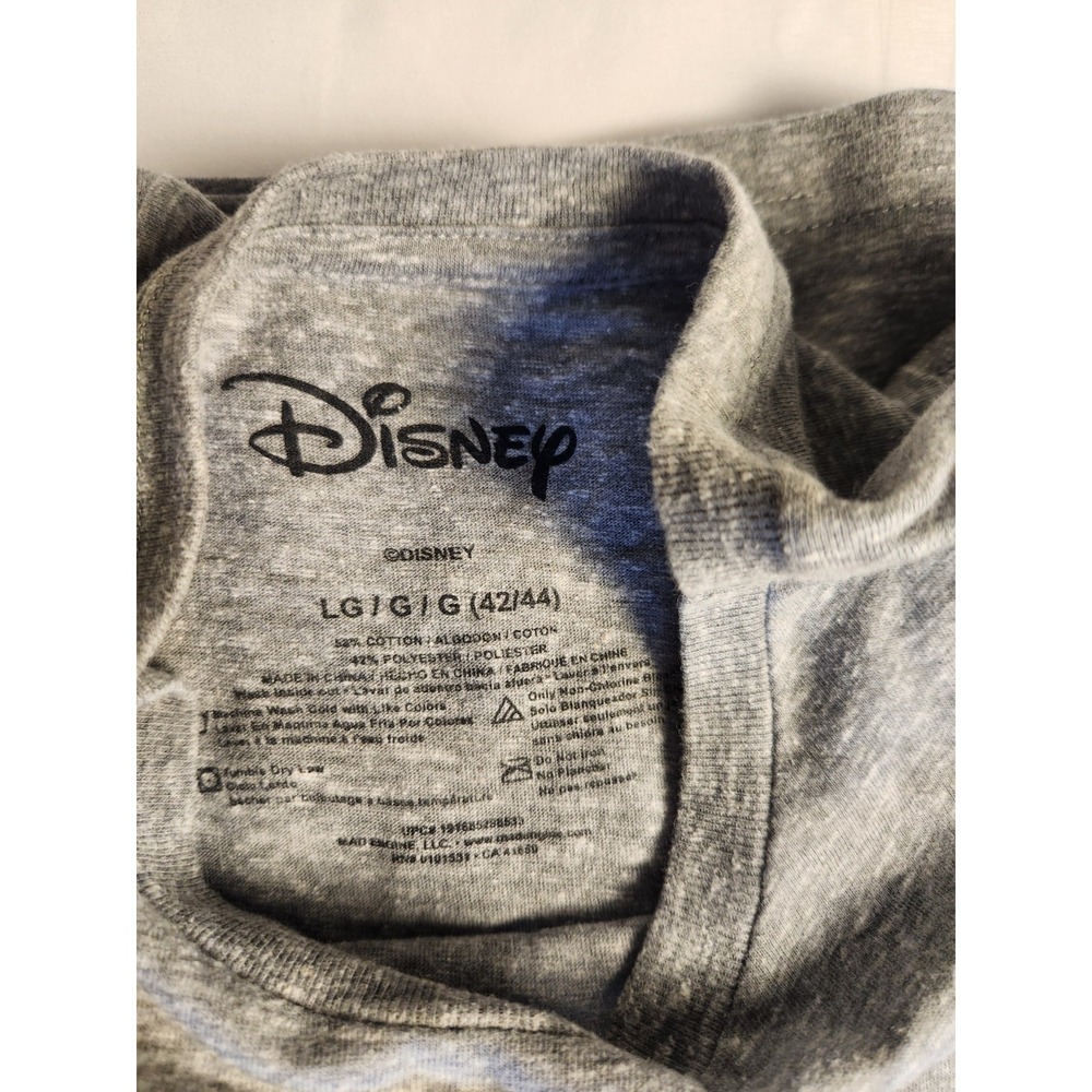 Mens SS/T-Shirt MICKEY MOUSE Heather Gray SIZE LG